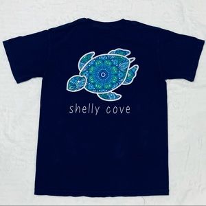 Shelly Cove Blue Turtle T-Shirt